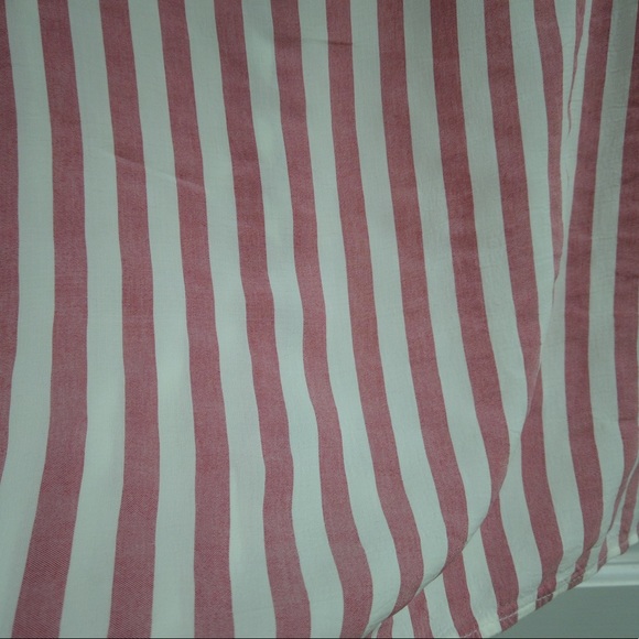 Zara Pink/White Stripes Blouse - Picture 10 of 10
